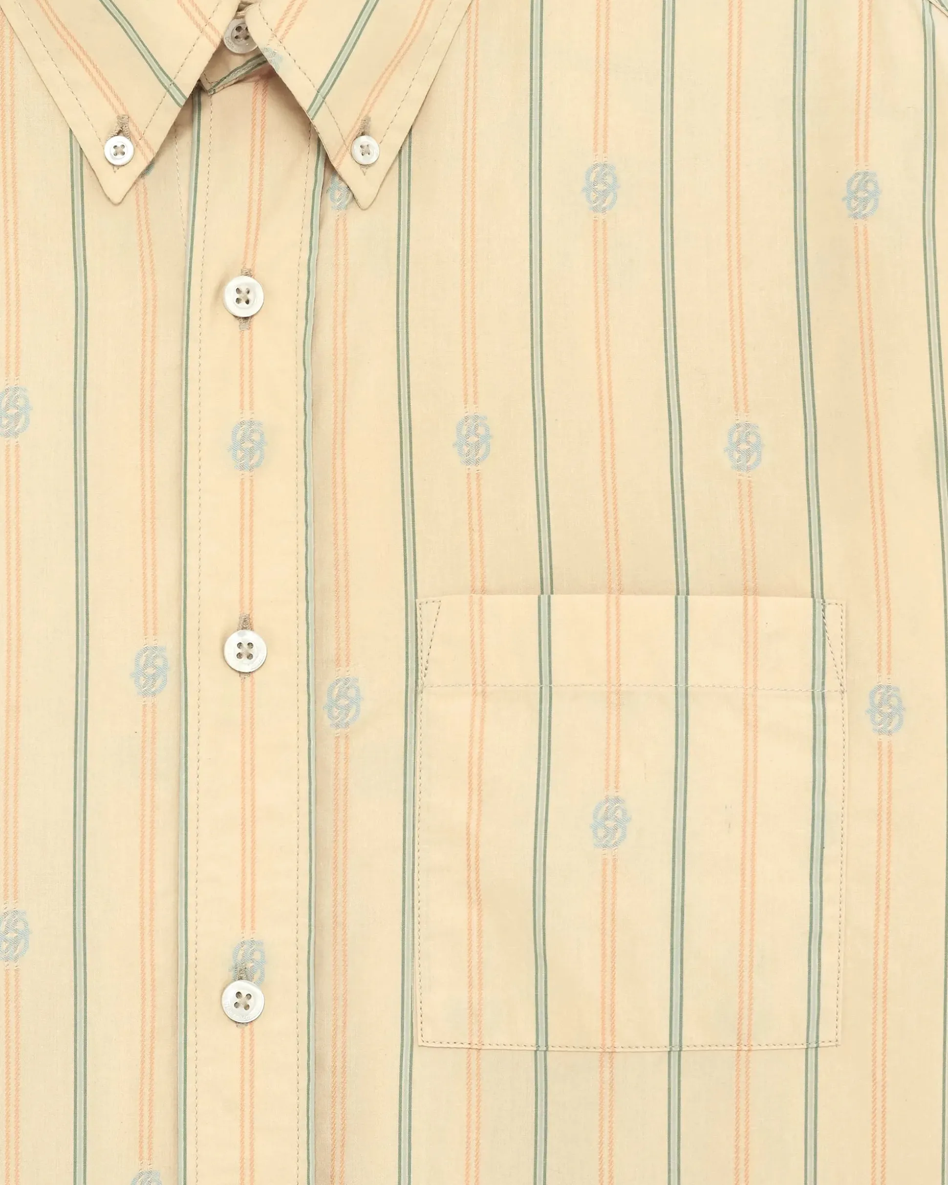 La Chemise Rayée Monogramme