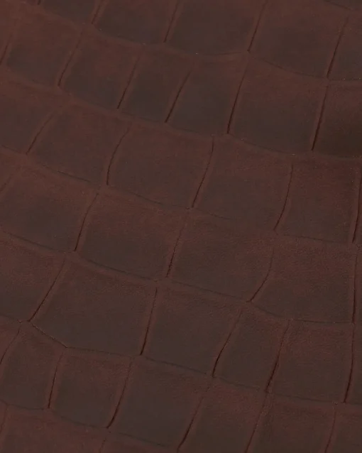 La Veste Cuir Croco