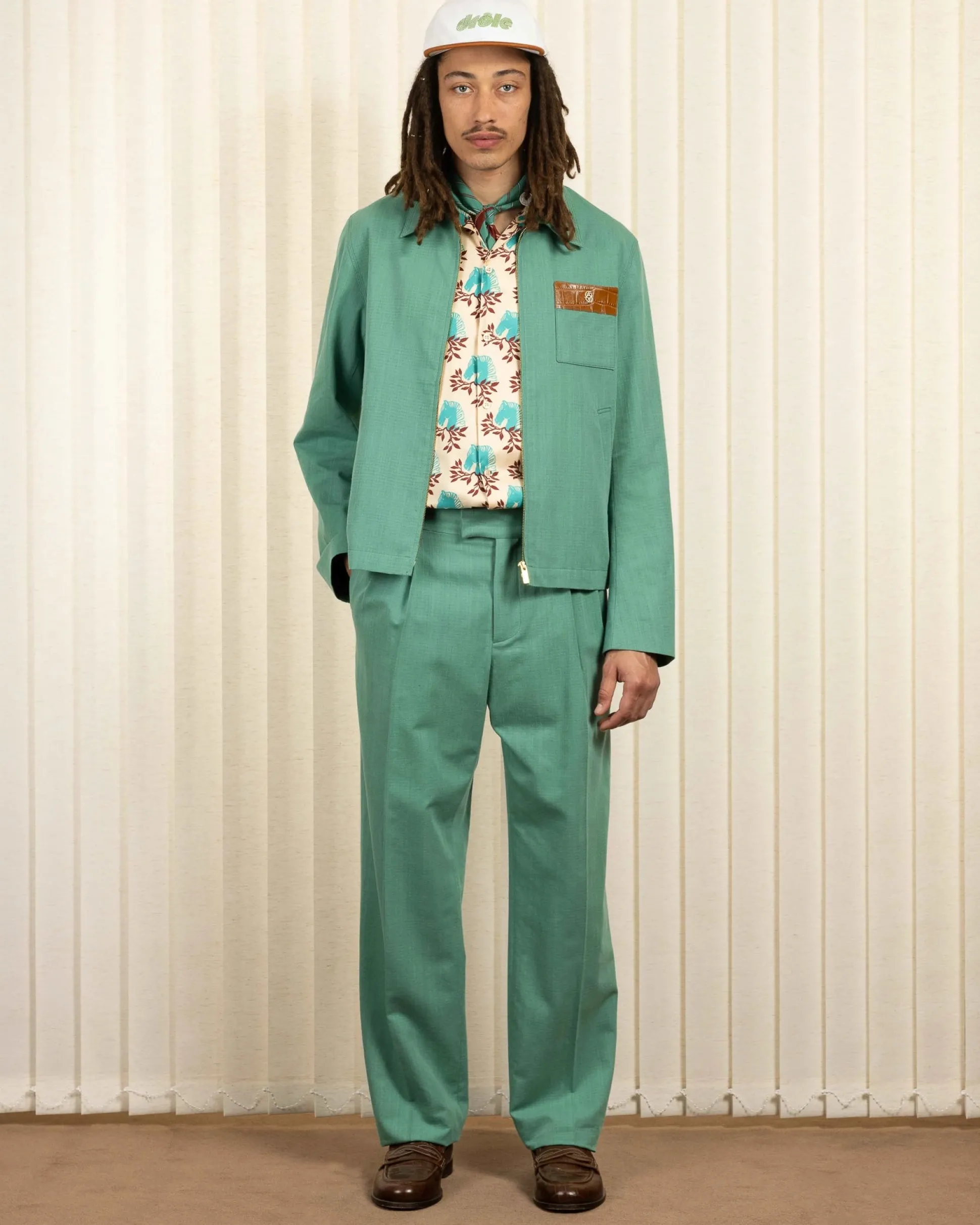 Le Blouson Droit Panama