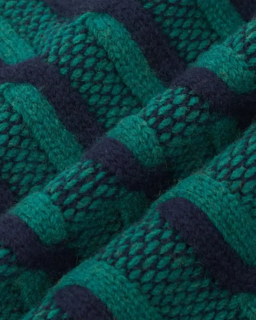 Le Cardigan Torsades Bicolore