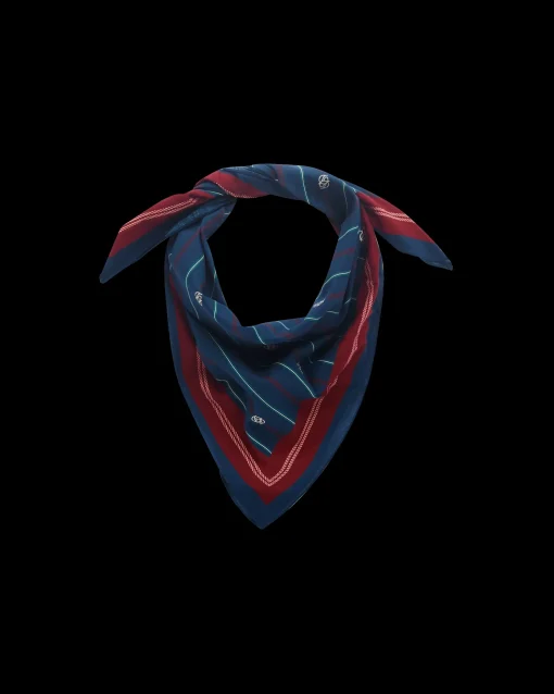 Le Foulard Rayé Monogramme