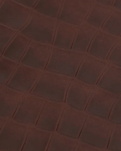 Le Gilet Cuir Croco