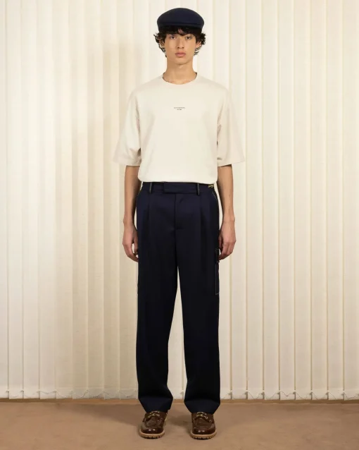 Le Pantalon Cargo Surpiqué