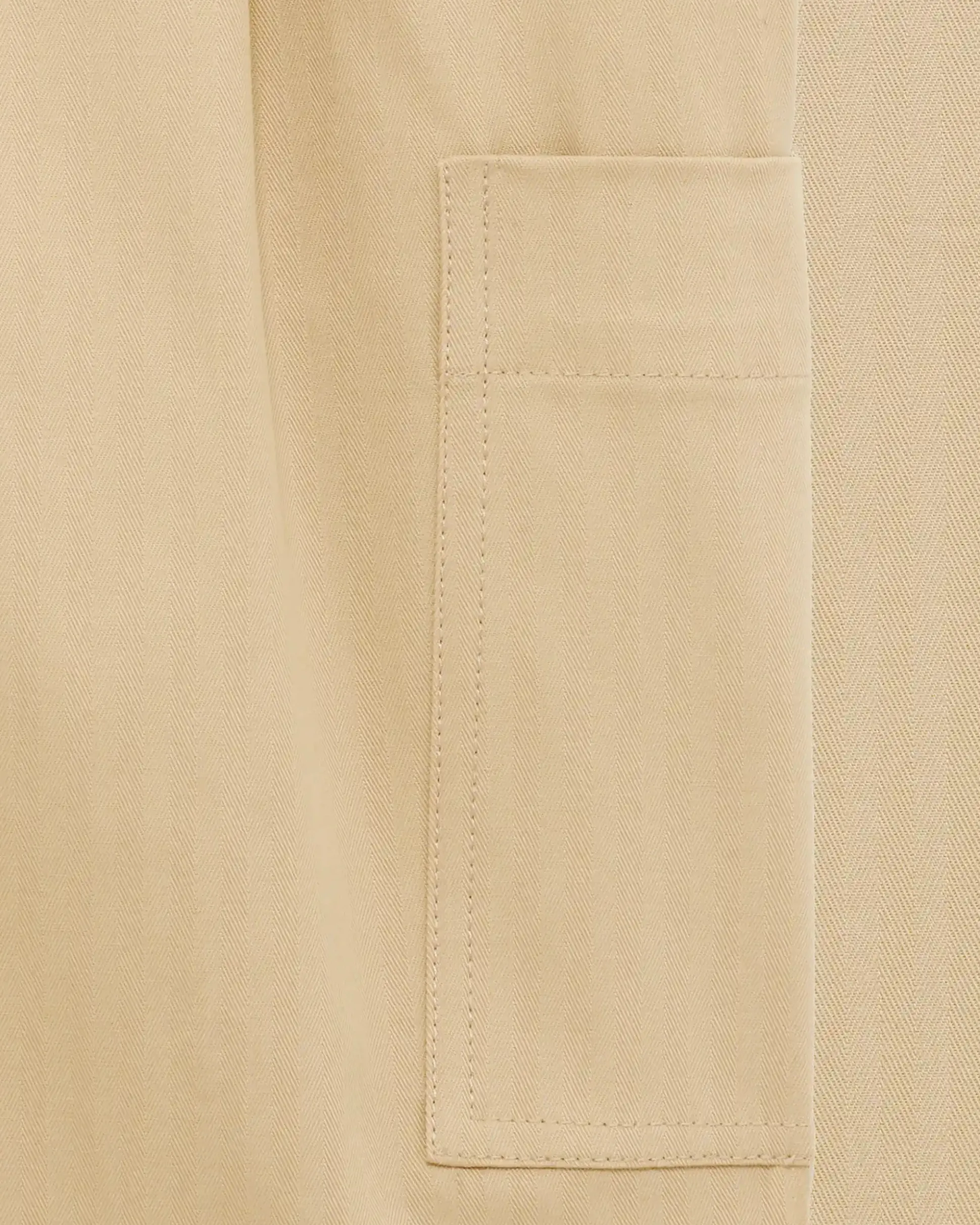 Le Pantalon Cropped Twill