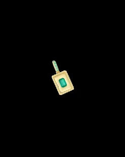 Le Pendentif Emeraude Tressé