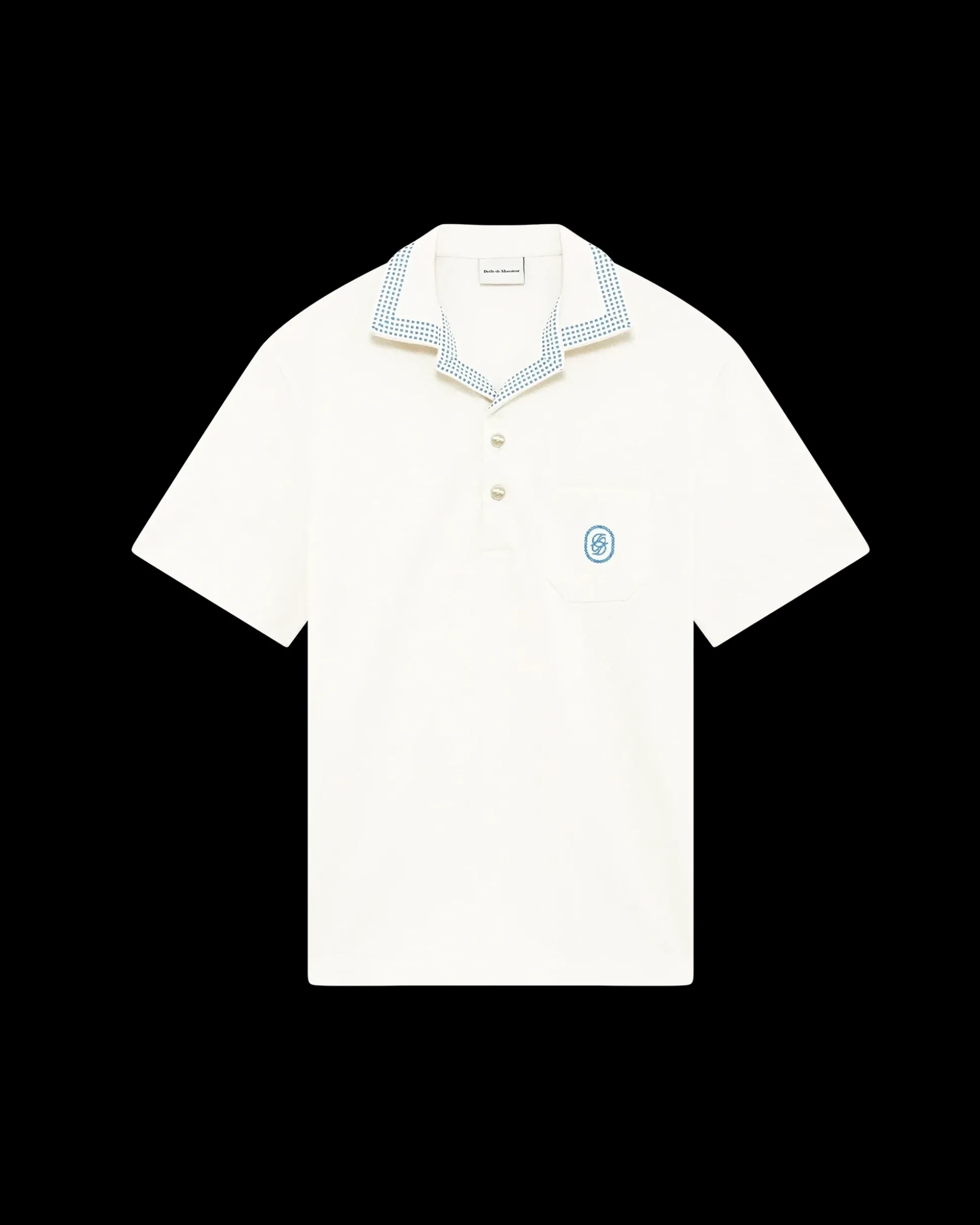 Le Polo Piqué Damier