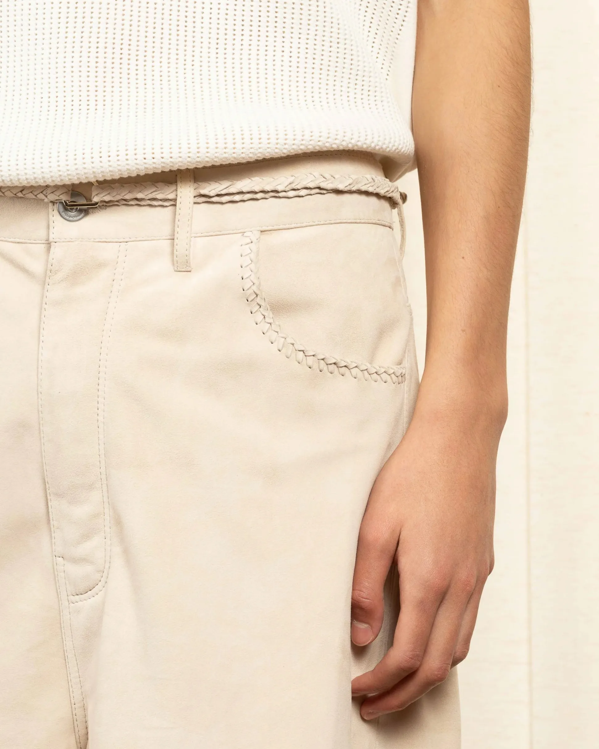 Le Short Baggy Suede