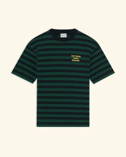 Le T-Shirt Slogan Rayé